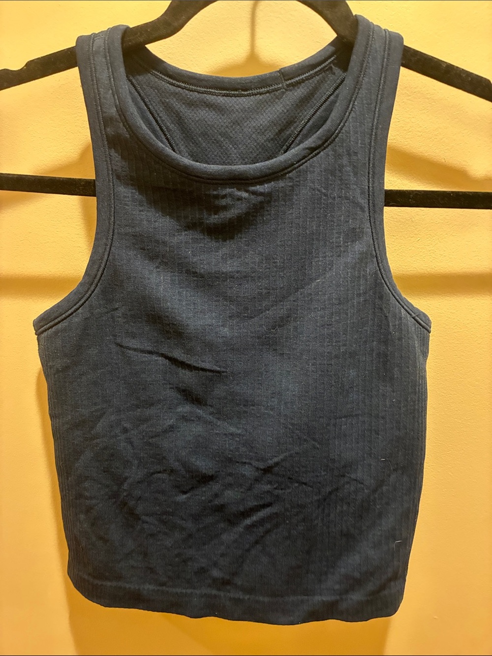 lululemon athletica Navy Ribbed Tank